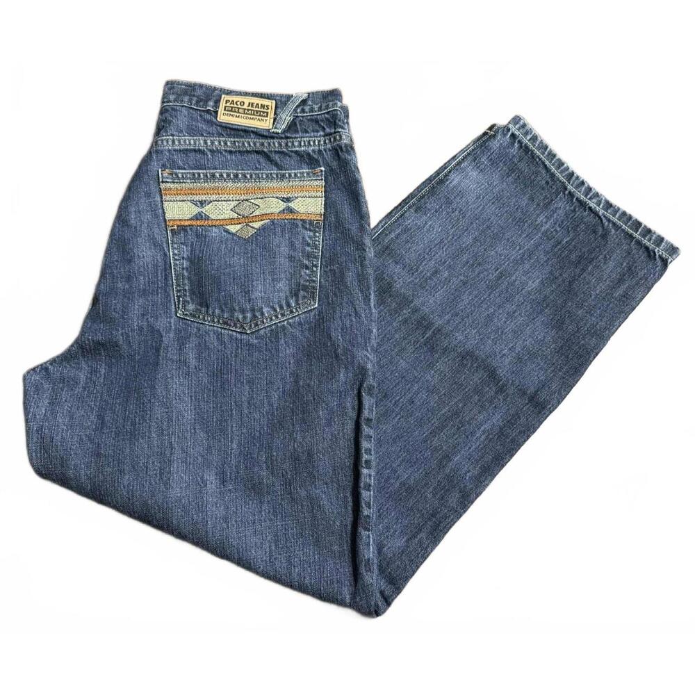 Vintage Paco Men's Embroidered Jeans